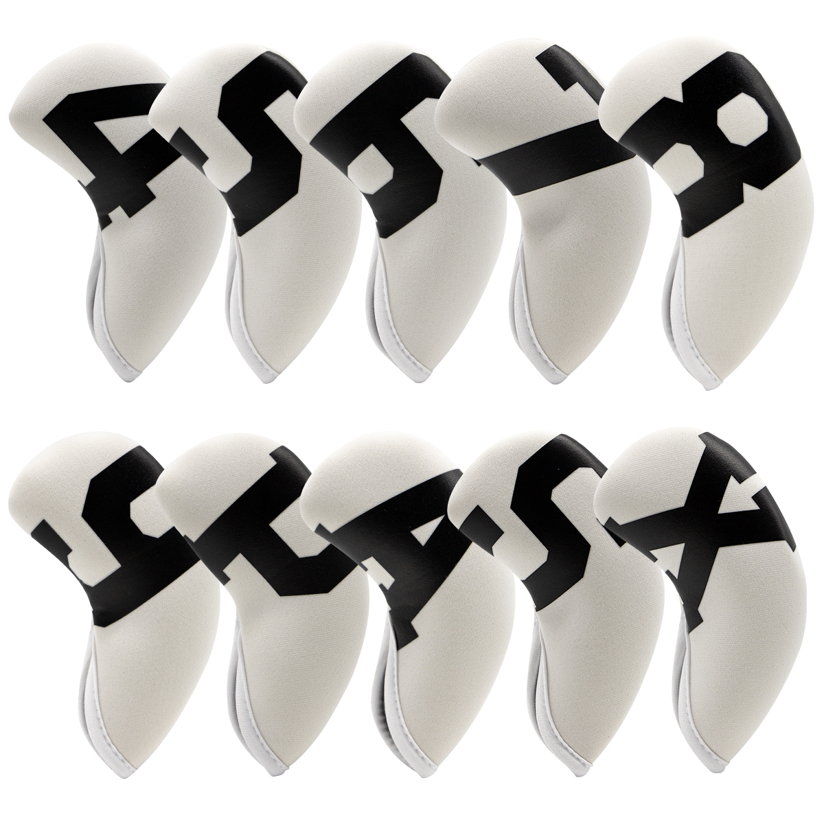 Golf Club Iron Set - Waterproof Neoprene Golf Club Iron Cover