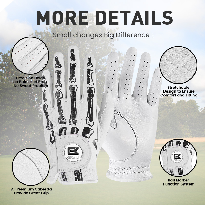Cabretta Leather Golf Gloves f - مراجعة Golf Ball Premium وسعره