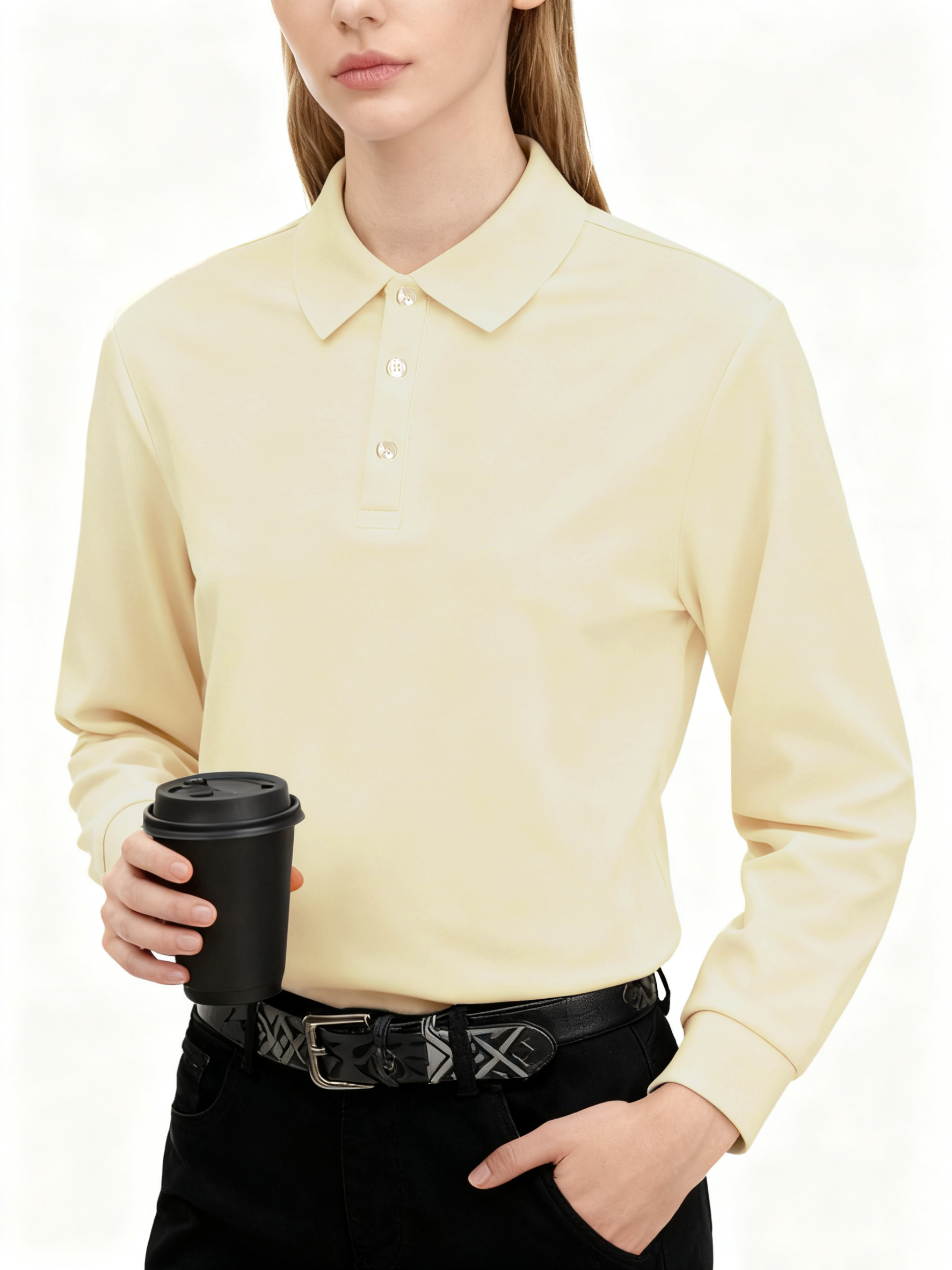 Solid Polo Shirts Womens Long  - مراجعة Golf Equipment Women وسعره