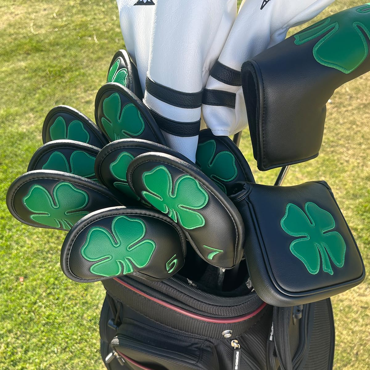 Golf Iron Head Covers Black Lu - مراجعة Golf Club Iron Set وسعره