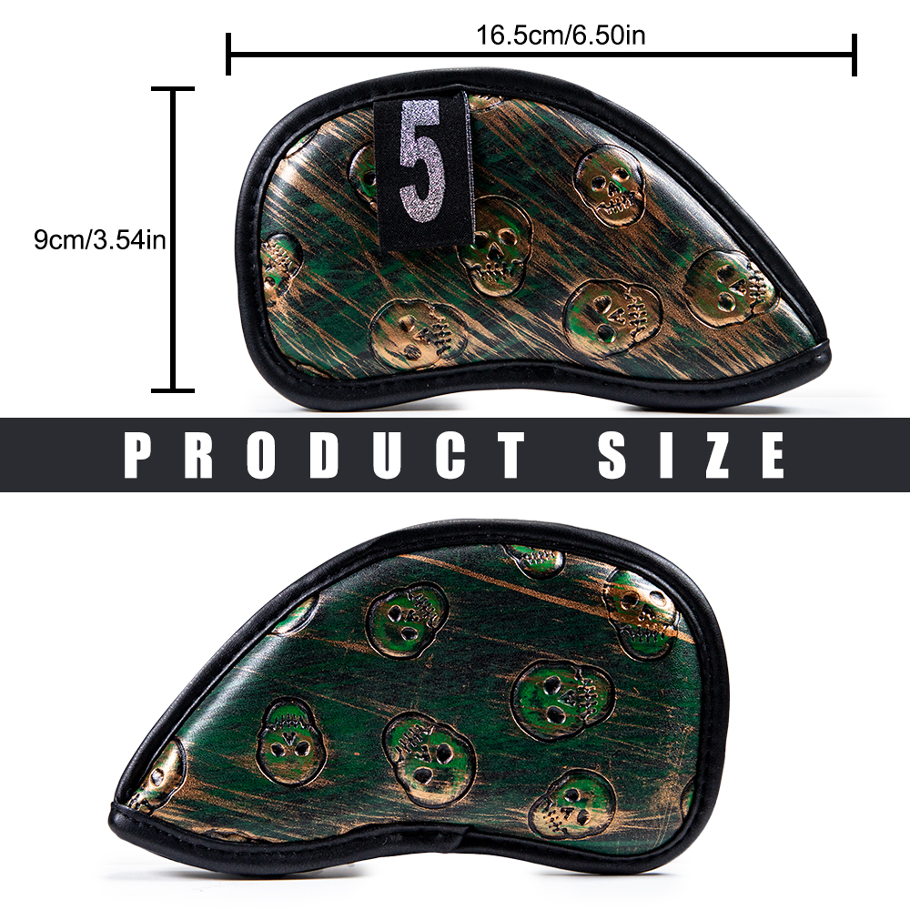 12pcs/set skull Golf Iron Head - مراجعة Golf Club Iron Set وسعره