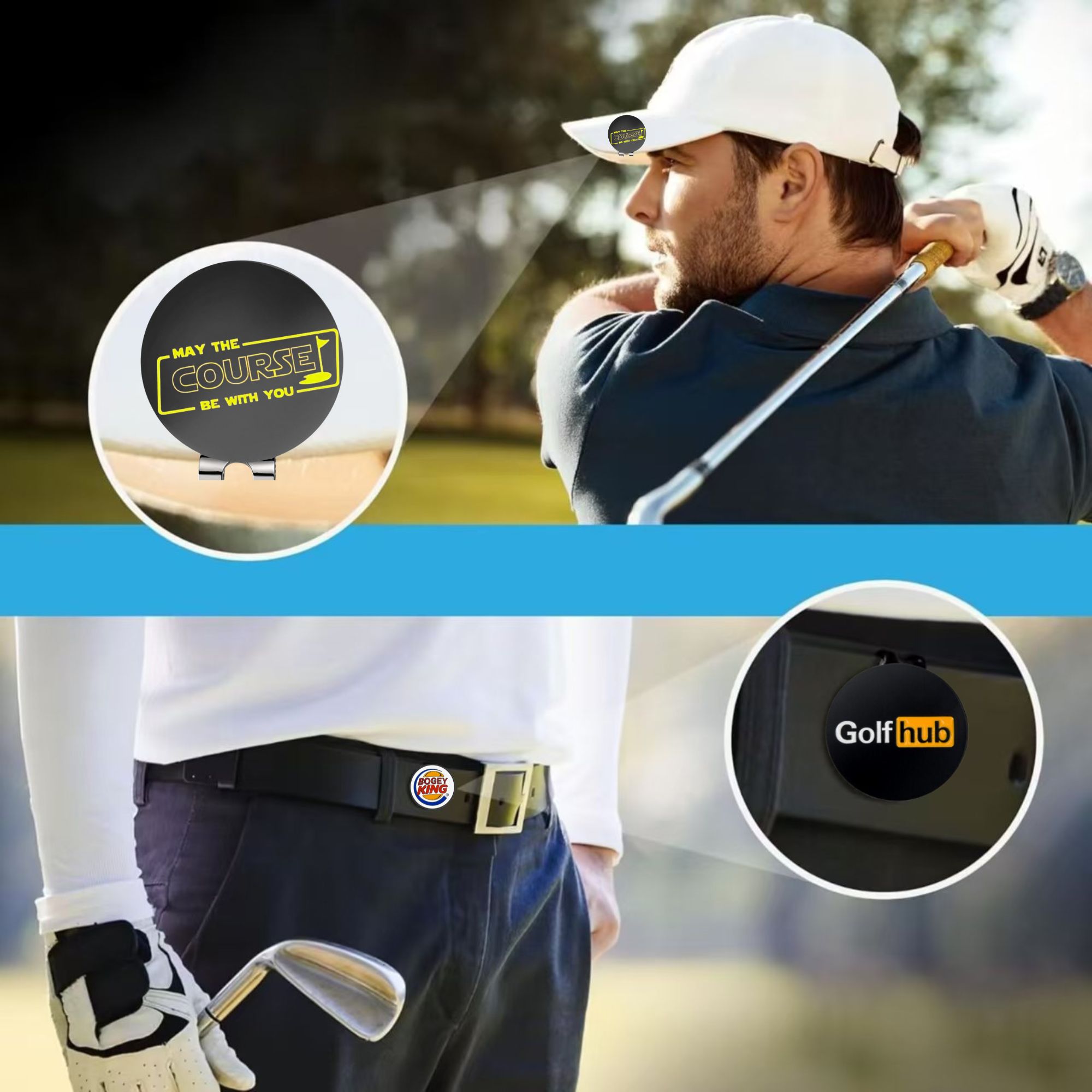 3 Pcs Funny Golf Ball Markers  - مراجعة Golf Ball Premium وسعره