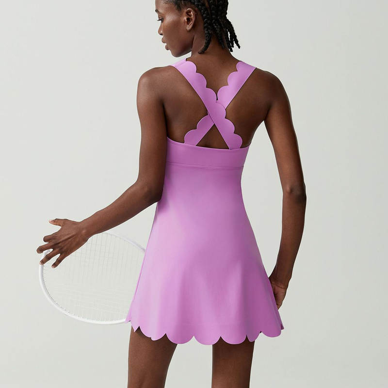 Women Tennis Yoga Dress Solid  - مراجعة Golf Equipment Women وسعره