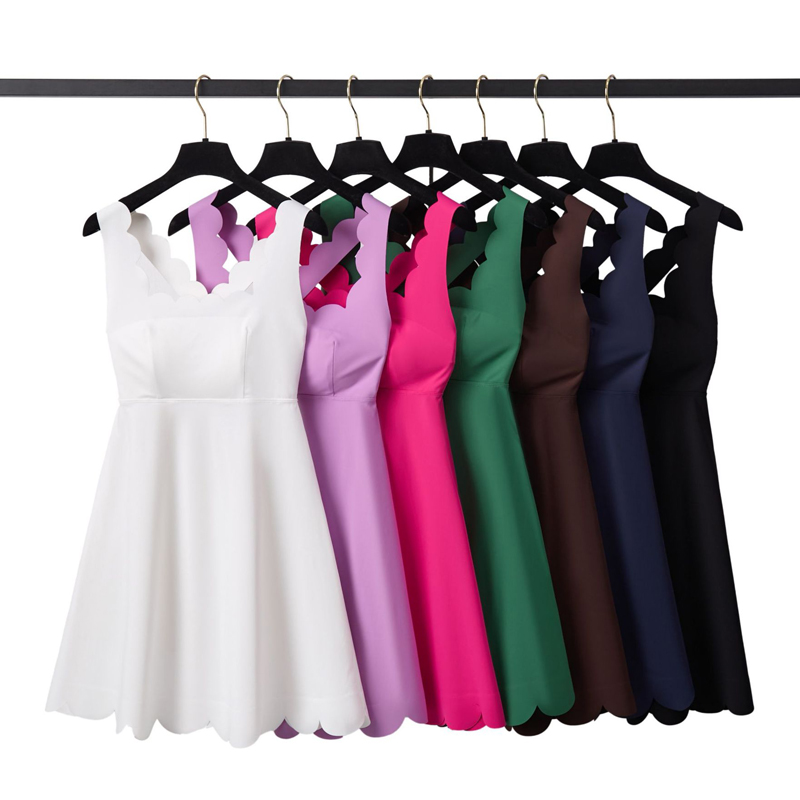 Women Tennis Yoga Dress Solid  - مراجعة Golf Equipment Women وسعره