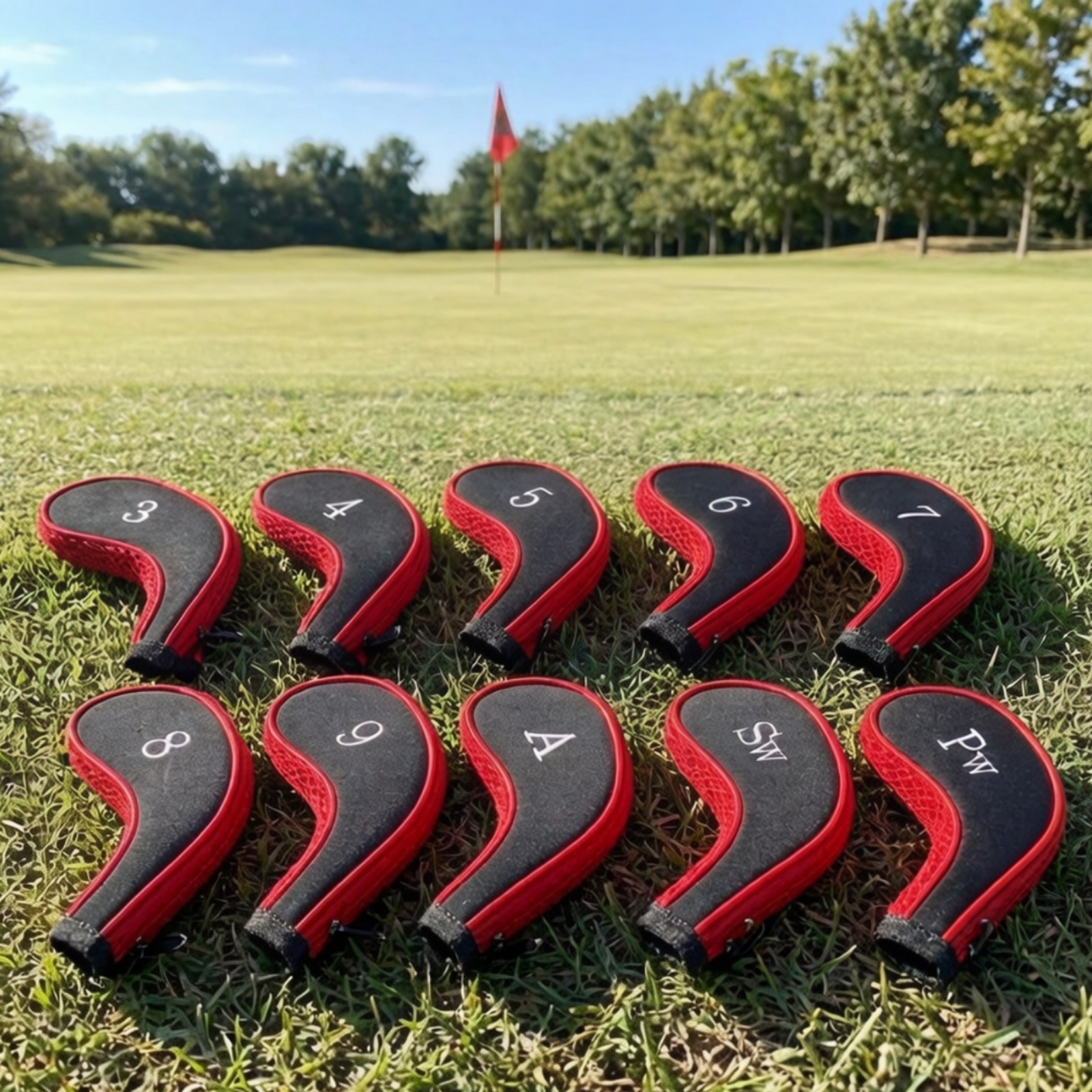 10 Pieces Iron Head Cover Shie - مراجعة Golf Club Iron Set وسعره