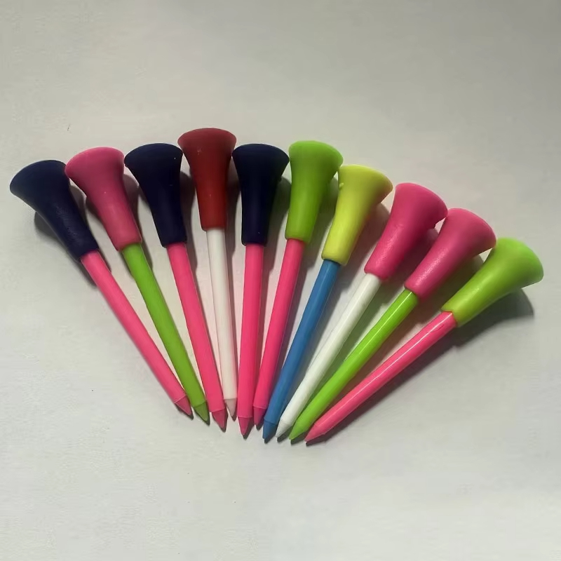 10Pcs Plastic Golf Tees Multi  - مراجعة Golf Ball Premium وسعره